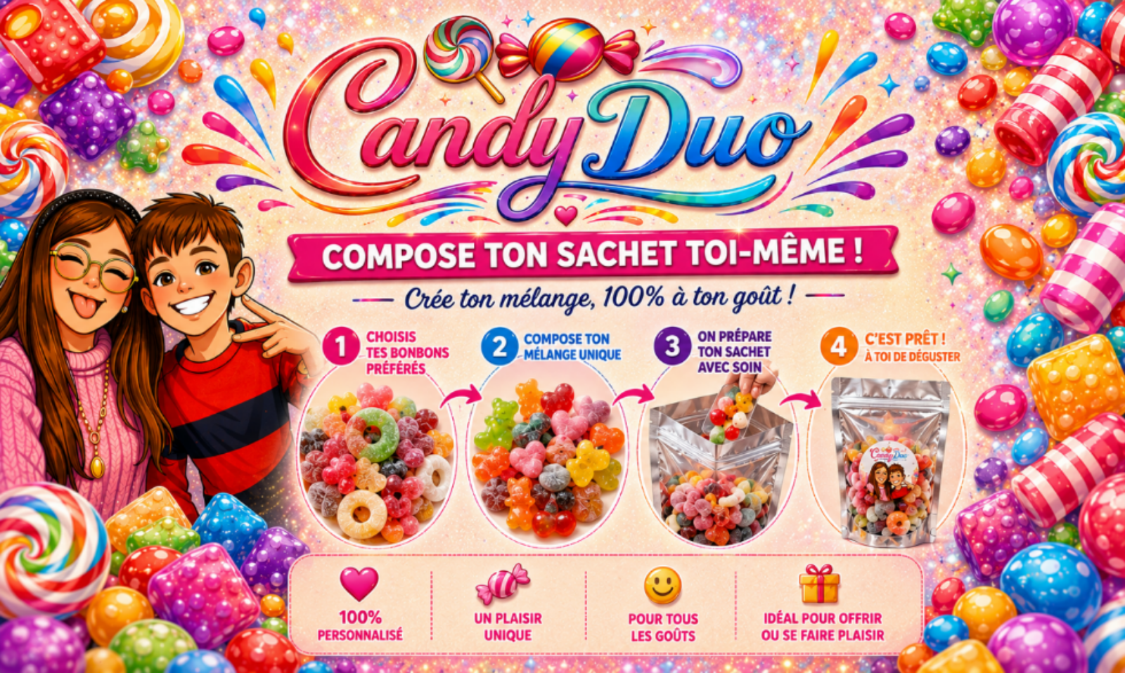 Compose ton sachet