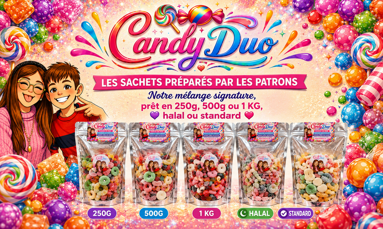 Les sachets des patrons