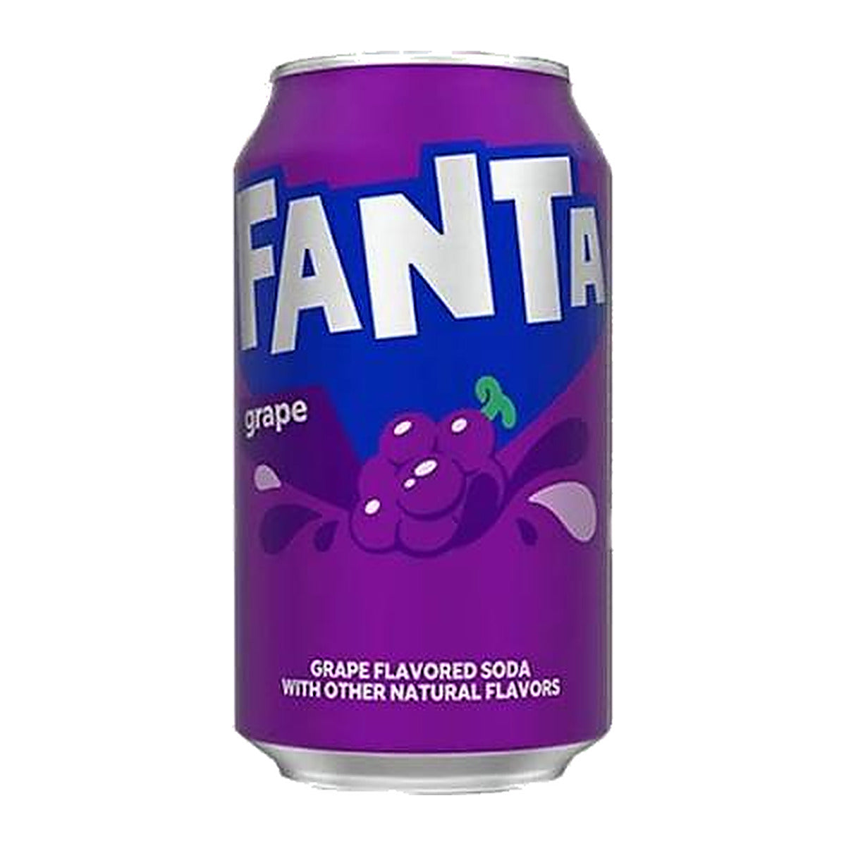 Canette Fanta Grape USA 355 ml, soda au raisin importé des États-Unis