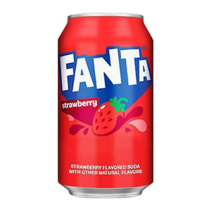 Fanta Strawberry (Fraise) USA – 355 ml