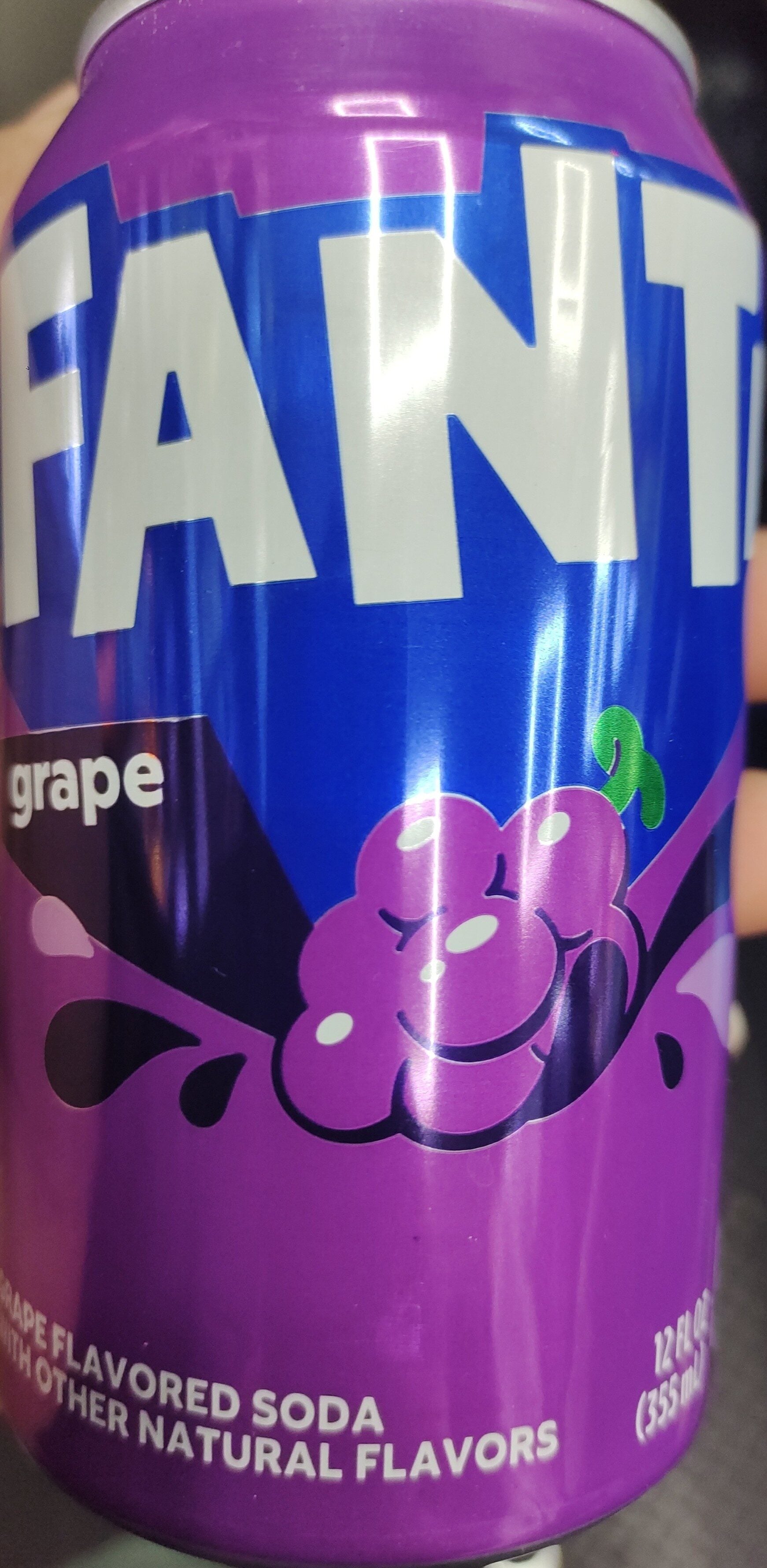 Fanta Grape (Raisin) USA canette 355 ml