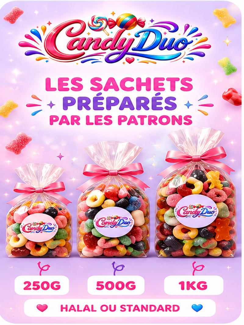 Les sachets préparés par les patrons